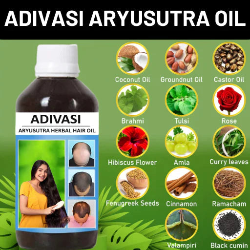 🌿 Neelambri Adivasi Herbal Hair Growth Oil 🌿